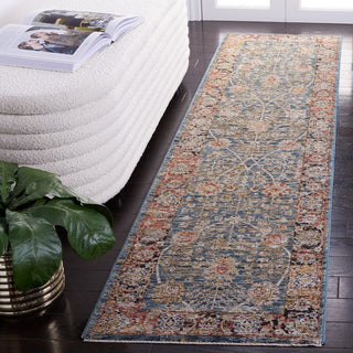 Safavieh Silverado SVD112 Blue / Rust Area Rug Room Scene Feature