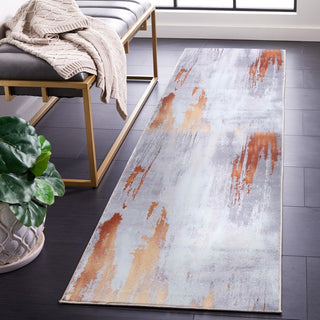 Safavieh Tacoma TAC801 Grey / Rust Machine Washable Area Rug