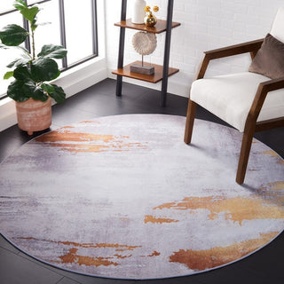 Safavieh Tacoma TAC801 Grey / Rust Machine Washable Area Rug