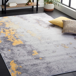 Safavieh Tacoma TAC803 Grey / Gold Machine Washable Area Rug