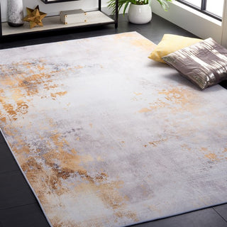 Safavieh Tacoma TAC805 Grey / Gold Machine Washable Area Rug