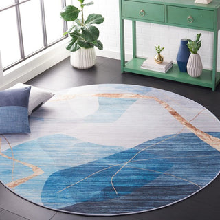 Safavieh Tacoma TAC836 Blue / Gold Machine Washable Area Rug