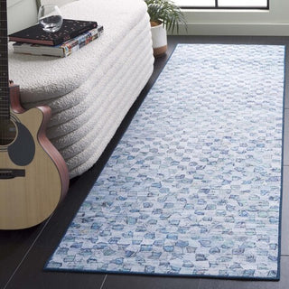 Safavieh Tacoma TAC917 Grey / Aqua Machine Washable Area Rug