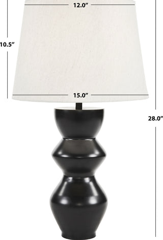 Safavieh Noella TBL2003A Black Lamp main image