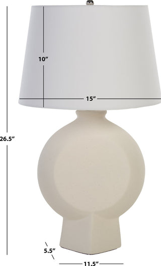Safavieh Alena TBL2007A Off White Lamp main image