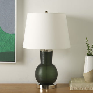 Safavieh Nirav TBL2015A Dark Green Lamp Room Scene Off Feature