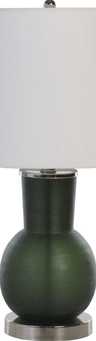 Safavieh Nirav TBL2015A Dark Green Lamp Main Off