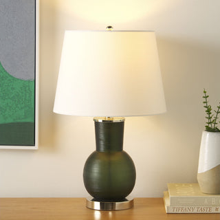 Safavieh Nirav TBL2015A Dark Green Lamp Room Scene On Feature
