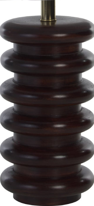 Safavieh Renata TBL2022A Walnut Lamp Main Off