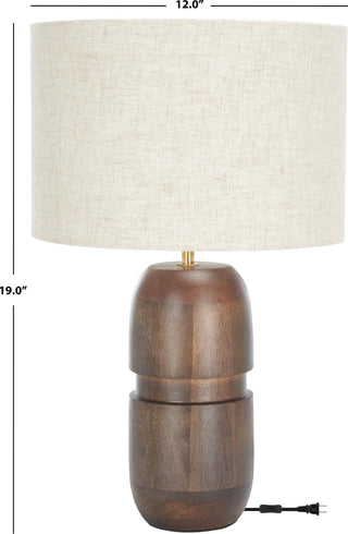 Safavieh Nami TBL3008A Natural Lamp main image