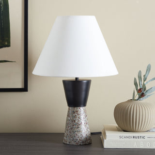 Safavieh Nicolai TBL3009B Grey / Black Lamp Room Scene On Feature