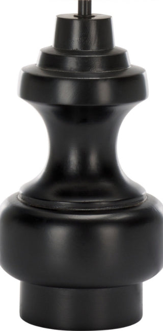 Safavieh Junjo TBL3013A Black Lamp Main Off