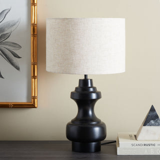 Safavieh Junjo TBL3013A Black Lamp Room Scene On Feature