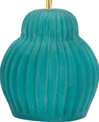 Safavieh Destryn TBL3014A Teal Lamp Main Off