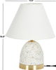Safavieh Nicolai TBL3015A White / Gold Lamp main image