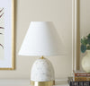 Safavieh Nicolai TBL3015A White / Gold Lamp Room Scene On Feature