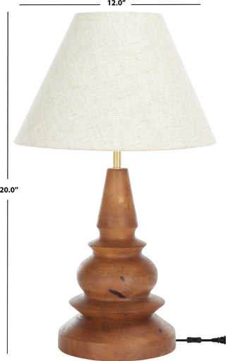Safavieh Solene TBL3017A Natural Lamp main image