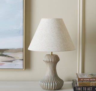 Safavieh Cosmea TBL3018A Off White Lamp Room Scene On Feature