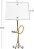 Safavieh Hensley TBL4002A Gold / Clear Lamp main image