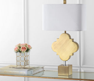 Safavieh Marina TBL4005A Gold Lamp Room Scene Off Feature