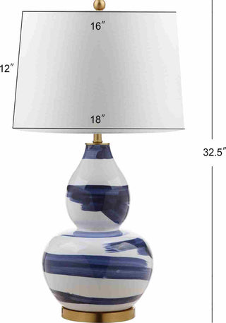 Safavieh Aileen TBL4013B Blue / Gold Lamp main image