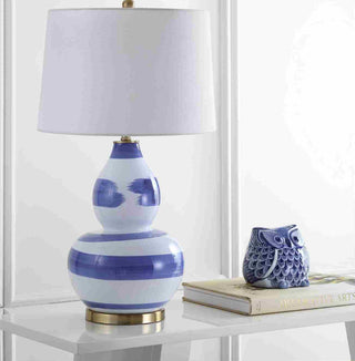 Safavieh Aileen TBL4013B Blue / Gold Lamp Room Scene Off Feature