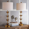 Safavieh Lani Leaf TBL4016A Gold / White Lamp Room Scene On Feature