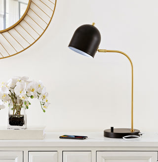 Safavieh Drina TBL4017A Black Lamp Room Scene Off Feature