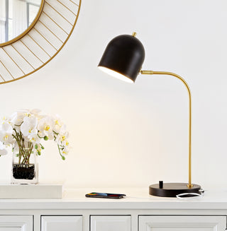 Safavieh Drina TBL4017A Black Lamp Room Scene On Feature