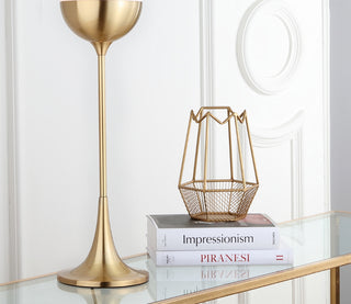 Safavieh Lando TBL4018A Gold Lamp Room Scene On Feature