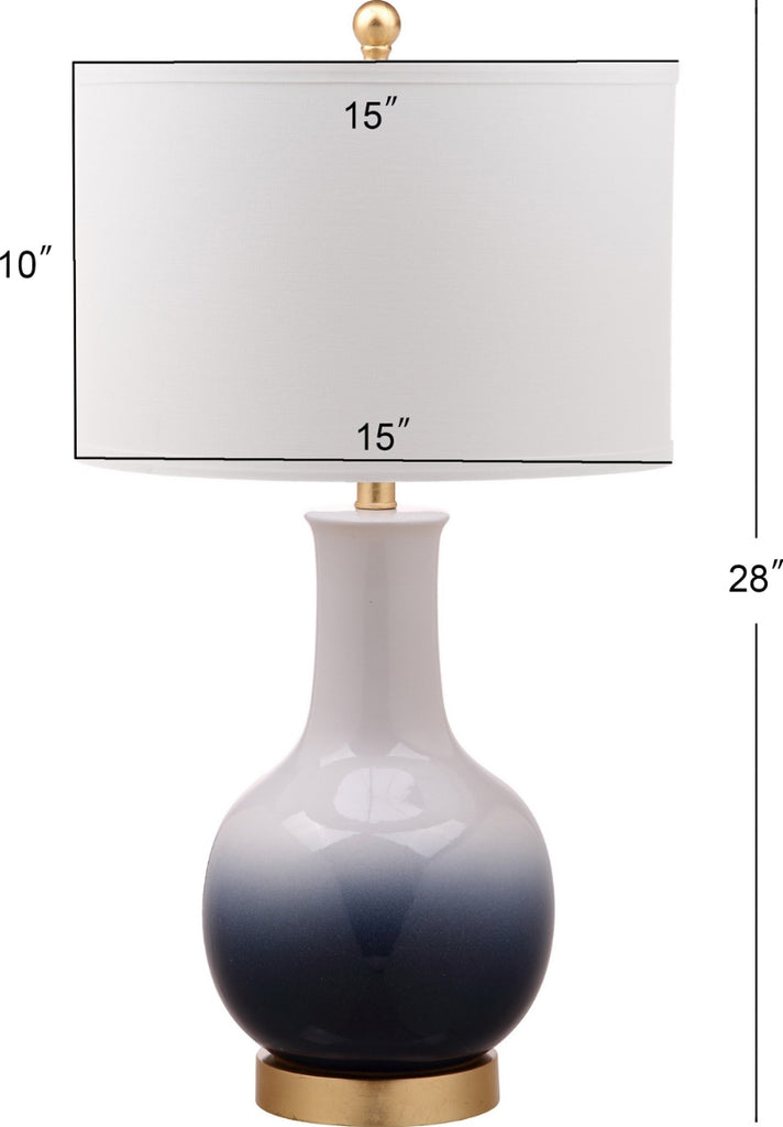 Safavieh Alfio TBL4032B Navy / Gold Lamp main image