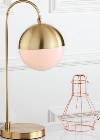 Safavieh Cappi TBL4040A Brass Lamp Room Scene On Feature