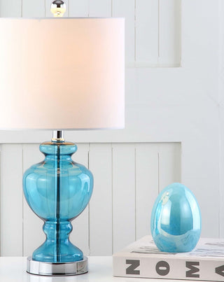 Safavieh Marine TBL4041A Blue / Charcoal Lamp Room Scene On Feature