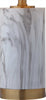 Safavieh Clarabel TBL4043A White Marble / Gold Lamp Main On