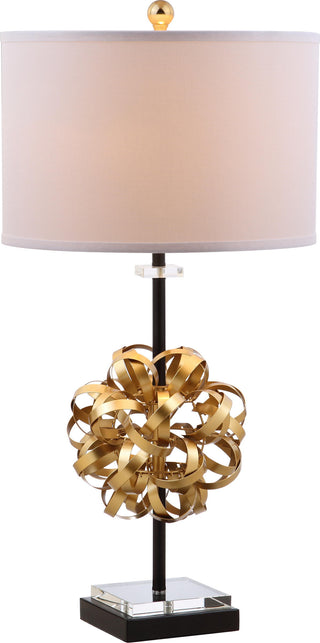 Safavieh Lionel TBL4050A Black / Gold Lamp Main On