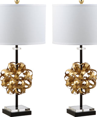 Safavieh Lionel TBL4050A Black / Gold Lamp Main Off