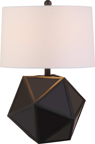 Safavieh Brycin TBL4059A Black / Chrome Lamp Main On