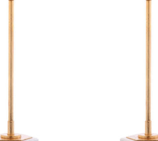 Safavieh Magdalene TBL4069A White Marble / Gold Lamp Main On