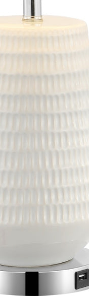 Safavieh Stark TBL4087A White Lamp Main On