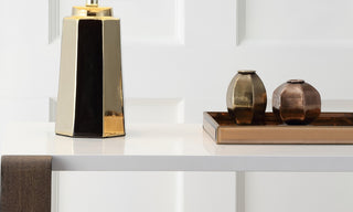 Safavieh Parlon TBL4089A Gold Lamp Room Scene On Feature