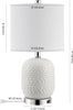 Safavieh Tucana TBL4099A White Lamp Main On