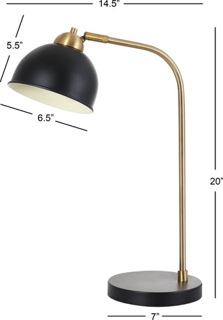 Safavieh Bilston TBL4127A Black / Gold Lamp main image