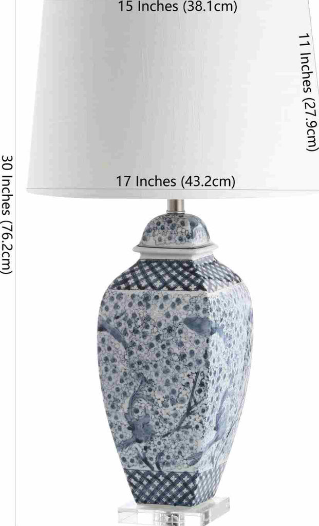 Safavieh Braeden TBL4136A Blue / White Lamp main image