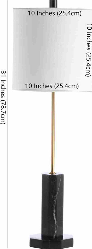 Safavieh Zackary TBL4138A Black Lamp main image