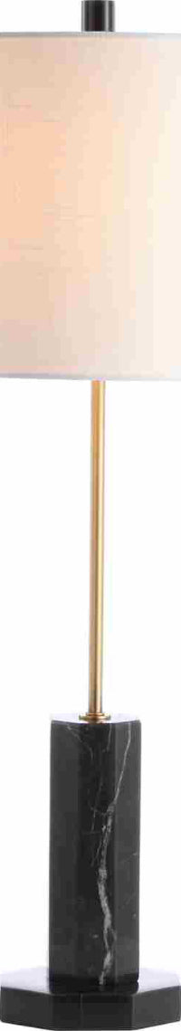 Safavieh Zackary TBL4138A Black Lamp Main On