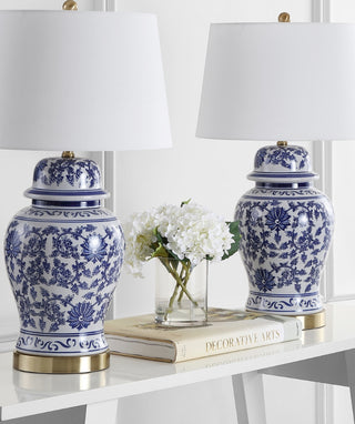 Safavieh Arwen TBL4153A Blue / White Lamp main image