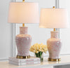 Safavieh Calli TBL4161A Pink / White Lamp Room Scene On Feature