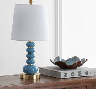 Safavieh Trace TBL4164A Blue / Grey Lamp Room Scene Off Feature