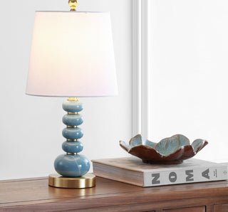 Safavieh Trace TBL4164A Blue / Grey Lamp Room Scene On Feature