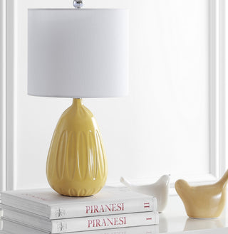 Safavieh Linnett TBL4165A Yellow Lamp Room Scene Off Feature